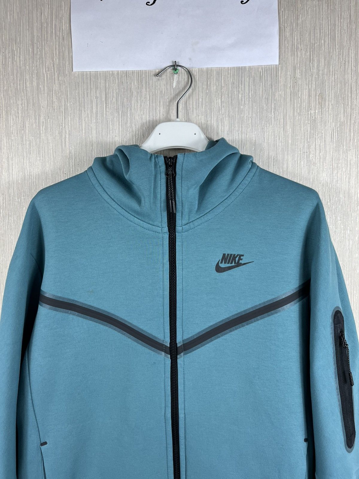 Nike Nike vintage tech fleece zip hoodie drill y2k mineral teal Size US XS / EU 42 / 0 - 4 Thumbnail