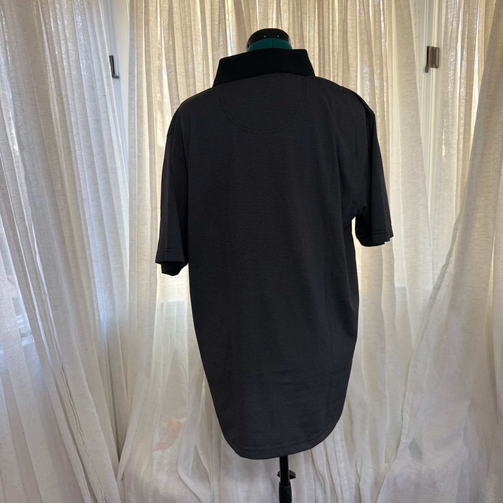 Other Pebble Beach Charcoal Performance Polo | Sz L Size US L / EU 52-54 / 3 - 5 Thumbnail