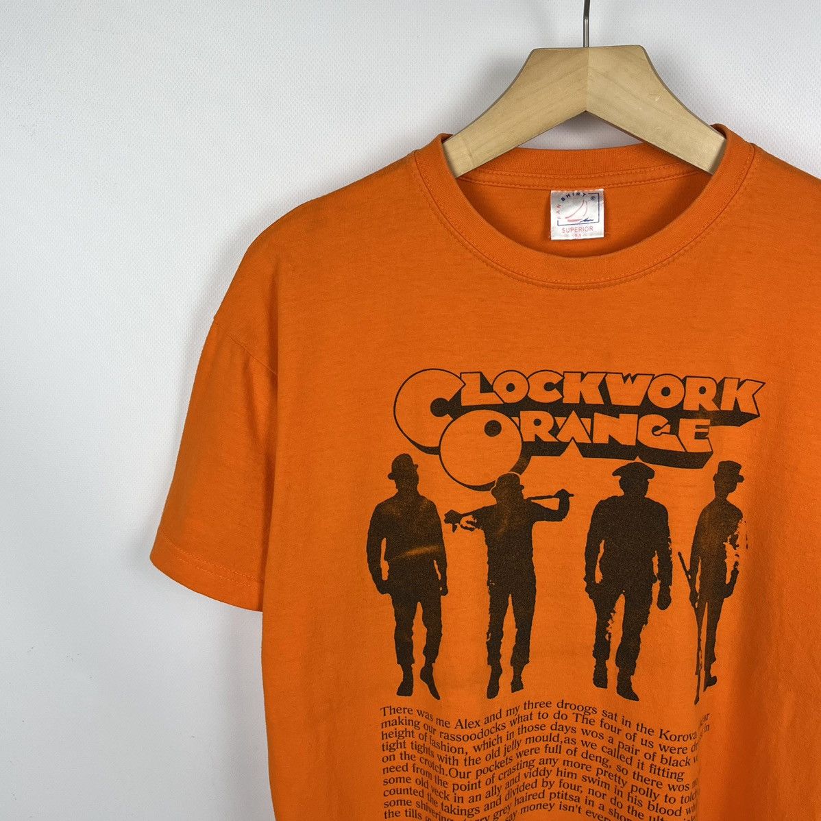 Vintage Vintage Clockwork Orange Stanley Kubrick Movie T Shirt 90’s Size US M / EU 48-50 / 2 - 5 Thumbnail