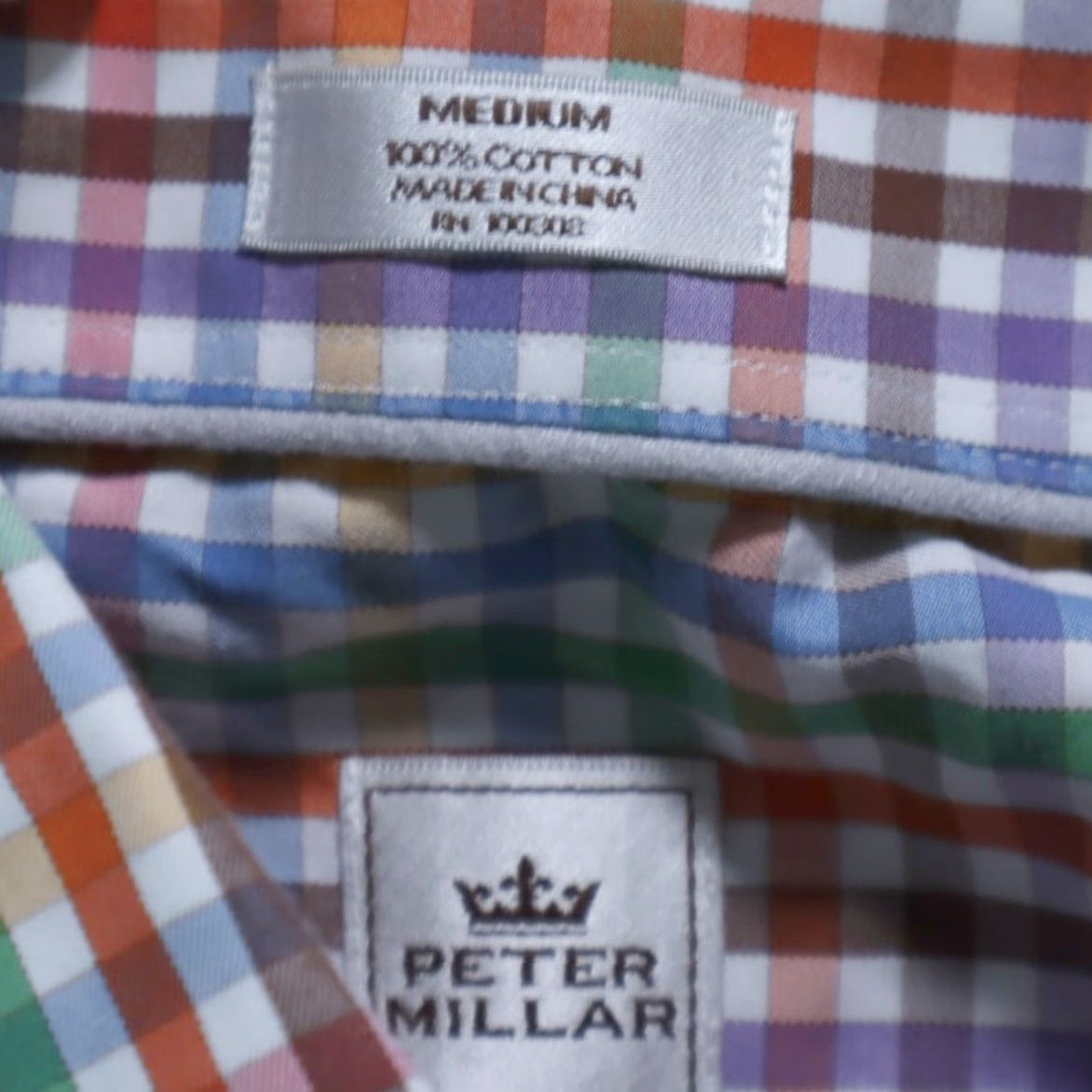 Peter Millar Peter Millar Poplar Rainbow Check Long Sleeve Button Down Shirt Men’s M Size US M / EU 48-50 / 2 - 5 Thumbnail