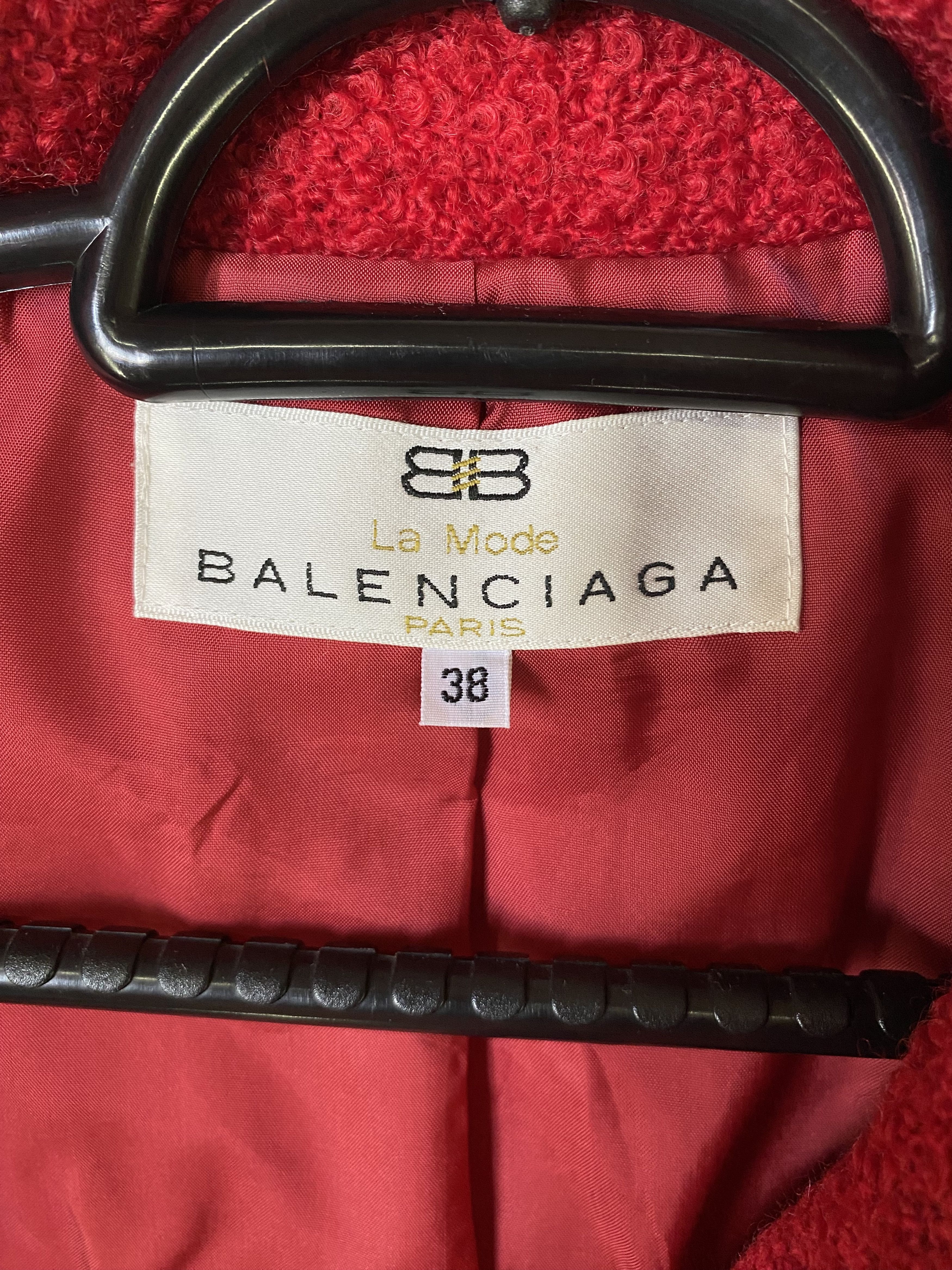 Balenciaga 2000s Balenciaga angora wool blend tailor jacket Size XS / US 0-2 / IT 36-38 - 9 Thumbnail