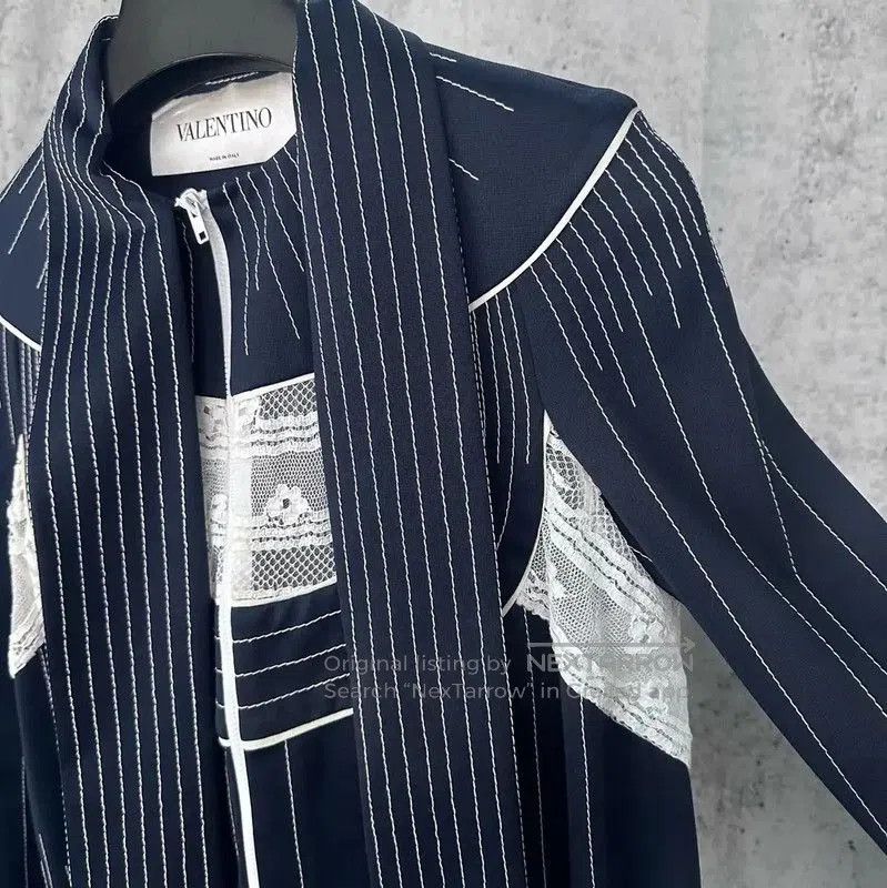 Valentino Valentino Black Cotton Women's Jacket . Size S / US 4 / IT 40 - 6 Thumbnail