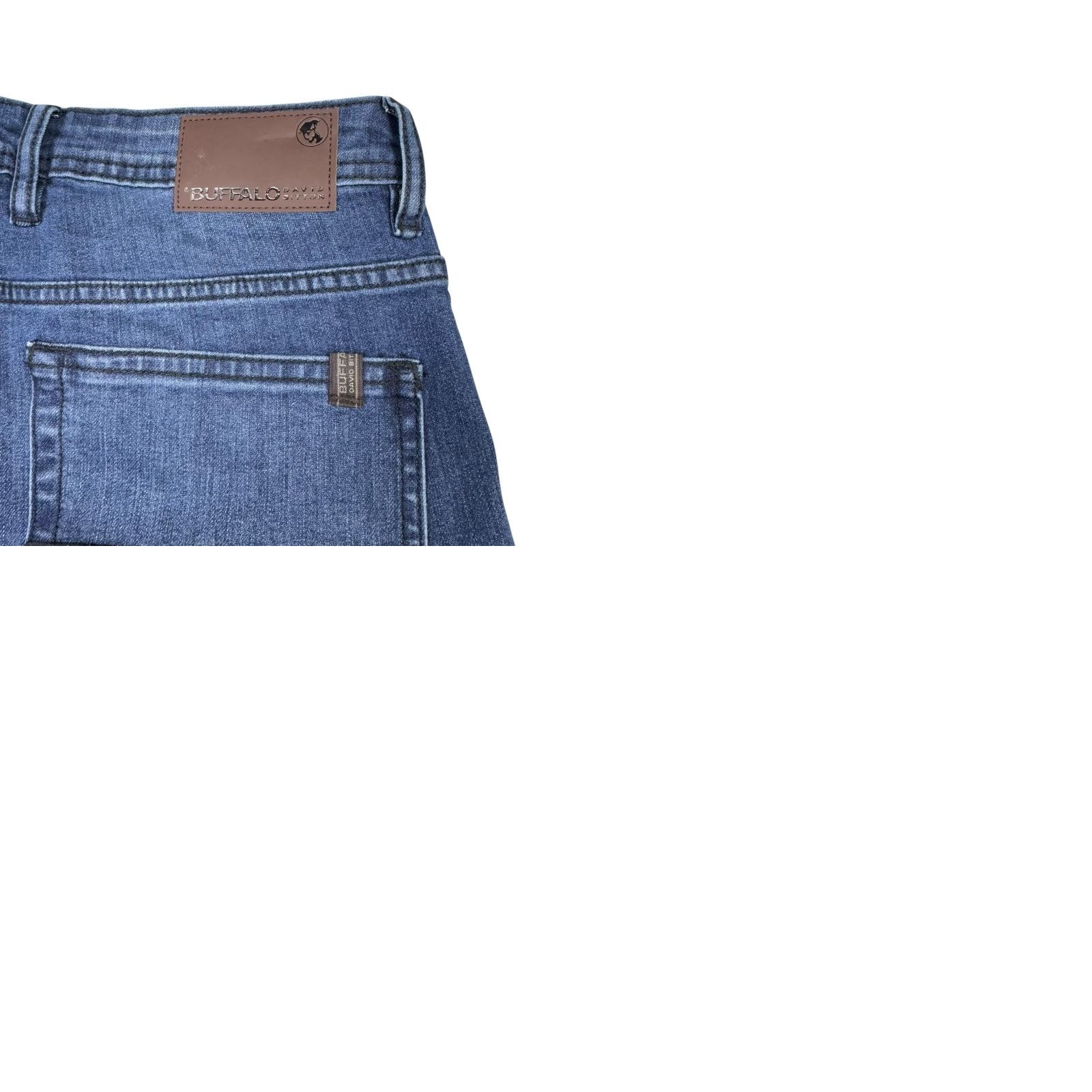 Buffalo David Bitton Buffalo David Bitton Jeans Slim Straight Jeans Mens 32x34 Denim Blue 5-Pocket Logo 90s Cowboy Pattern: Solid Shirt? Size US 32 / EU 48 - 9 Thumbnail