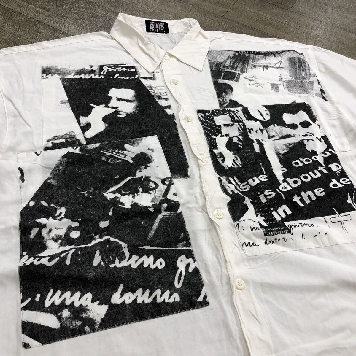 If Six Was Nine × Japanese Brand × Le Grande Bleu (L.G.B.) 2000s Plus One Poem Skulls Patch Gothic Goa Style Button Up Size US L / EU 52-54 / 3 - 5 Thumbnail