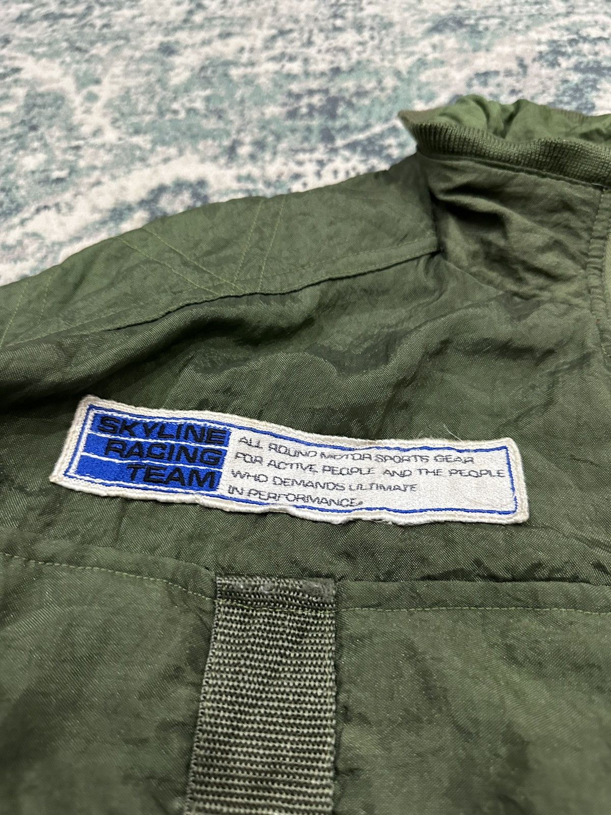 Gear for Sports Vintage 1998 Skyline Racing Tean Nissan GTR Cargo Bomber Size US XL / EU 56 / 4 - 4 Thumbnail