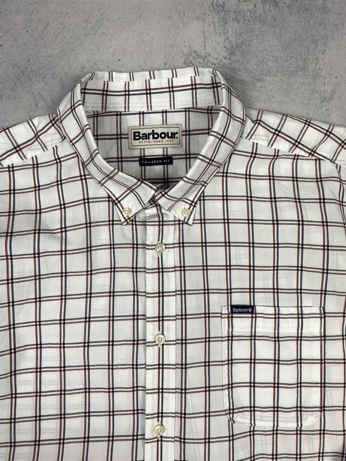 Barbour Barbour Checkered Long Sleeve Button Up Shirt Size US XL / EU 56 / 4 - 6 Thumbnail