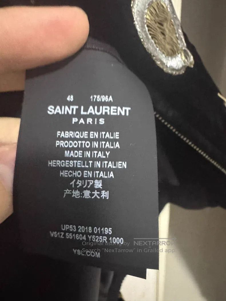 Saint Laurent Paris Saint Laurent Paris Embroidered Marrakesh Sunset Record Pl Size US M / EU 48-50 / 2 - 5 Thumbnail