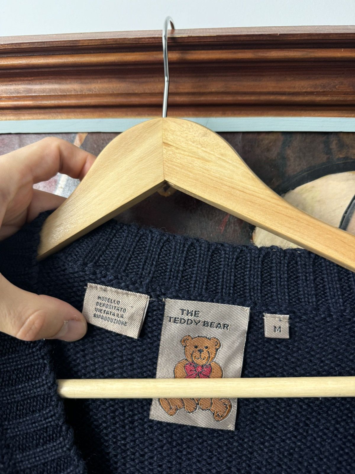 Vintage Vintage 90s The Teddy Bear Sweater Vest Knit Cute Rare Y2k Size US M / EU 48-50 / 2 - 3 Thumbnail
