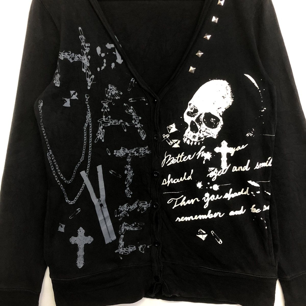 If Six Was Nine HELL CAT PUNKS SEDITIONARIES GOTHIC THEME CARDIGAN Size US S / EU 44-46 / 1 - 3 Thumbnail