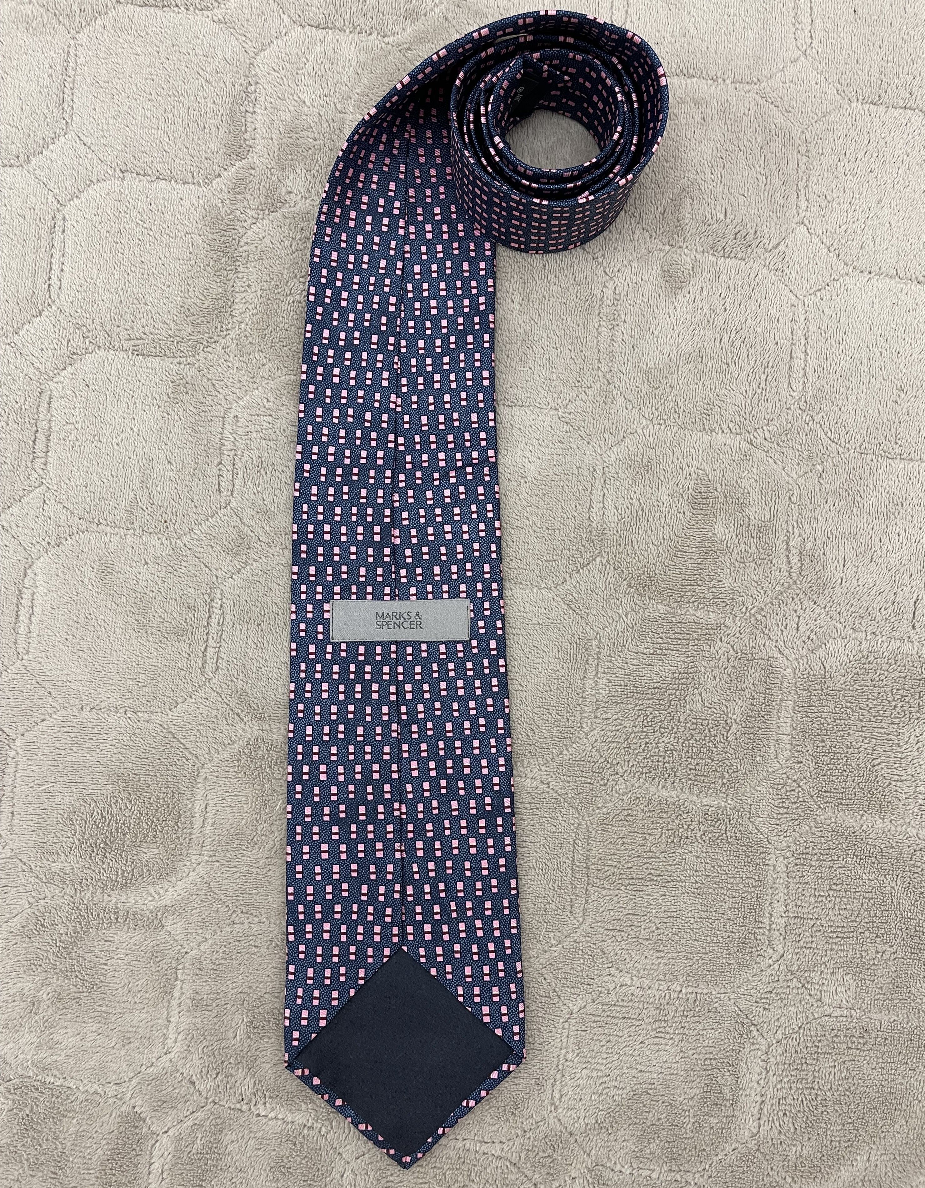 Marks & Spencer × Vintage MARKS SPENCER Vintage Tie Size ONE SIZE - 3 Thumbnail