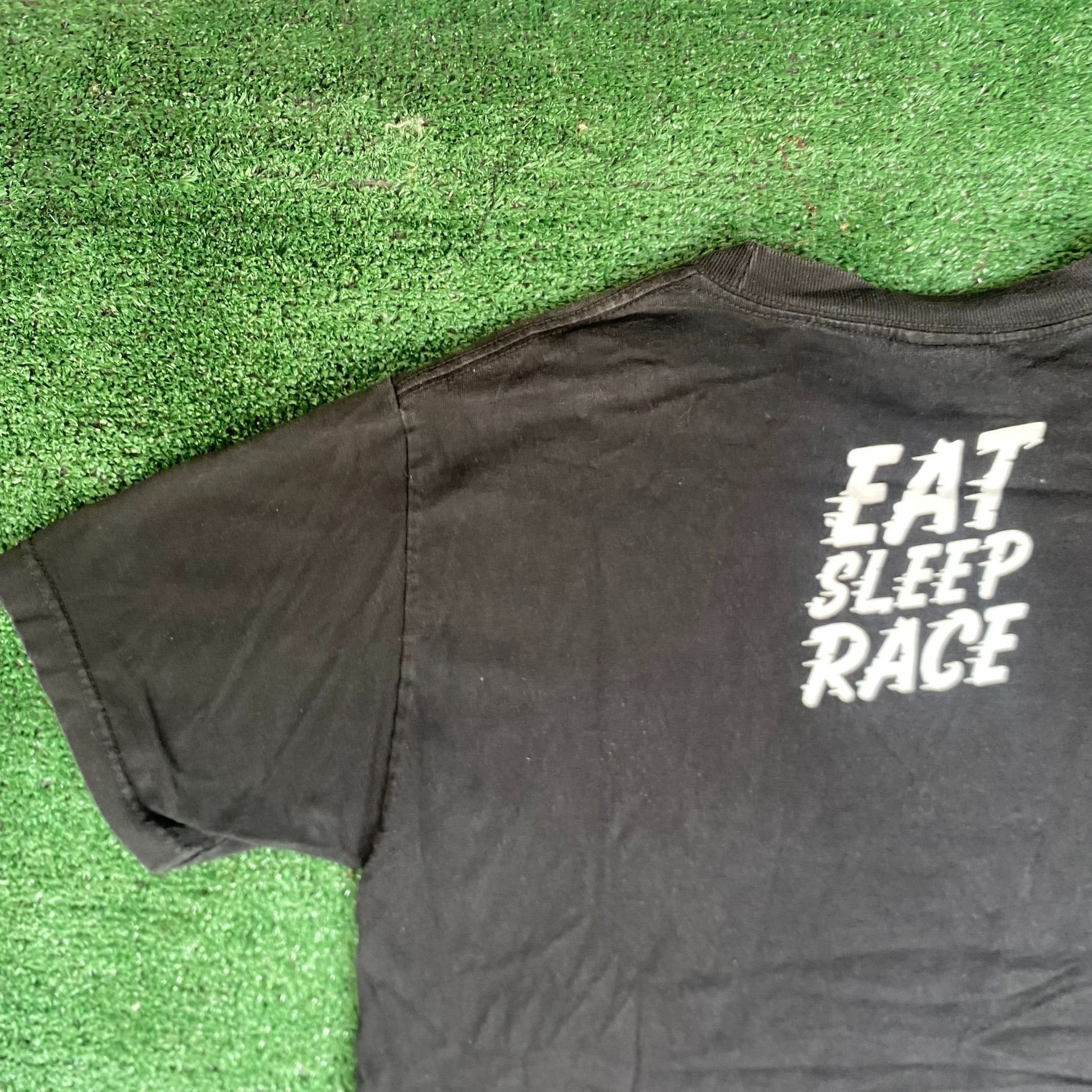Vintage Vintage Y2K Racing Life Shirt Eat Sleep Race Fast Life Tee Size US M / EU 48-50 / 2 - 6 Thumbnail