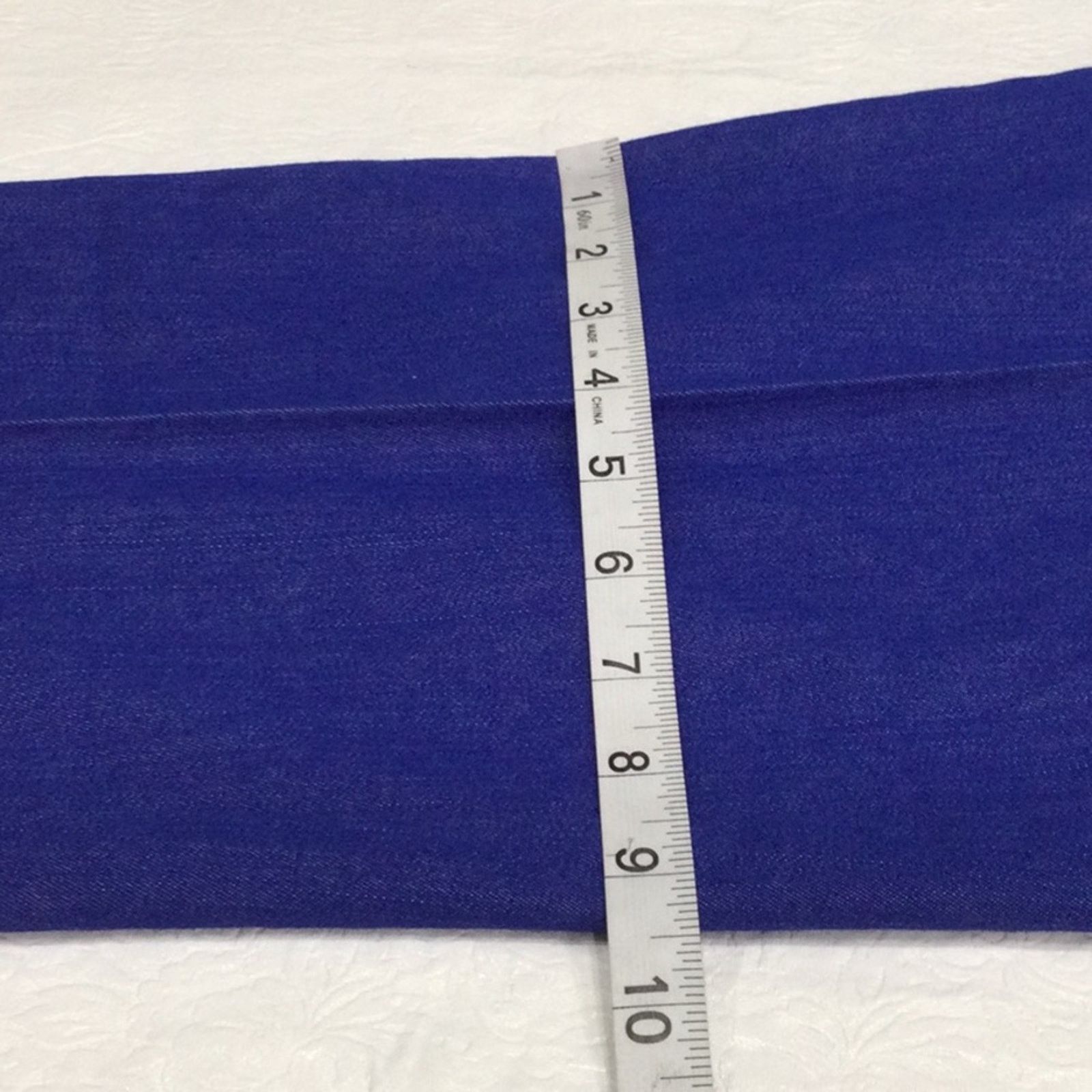 Other Larry Levine Blue Cropped Rolled Cuff Capri Pant Size 8 Size 30" / US 8 / IT 44 - 11 Thumbnail