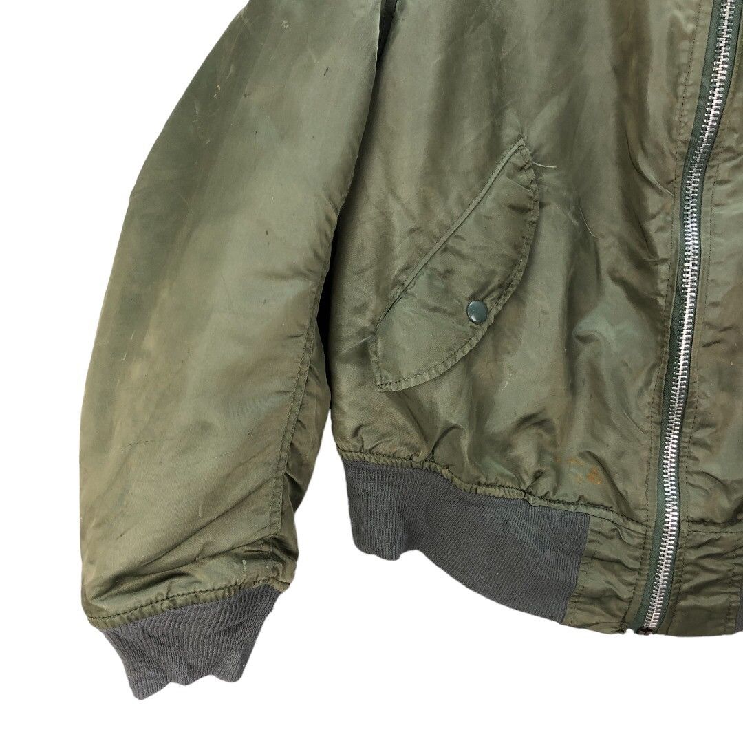 Alpha Industries Vintage ALPHA Made In Usa USAF MA-1 Bomber Jacket #4878-37 Size US L / EU 52-54 / 3 - 6 Thumbnail