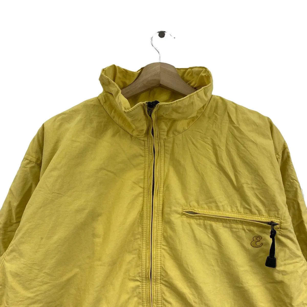 Ellesse Vtg 90’ ELLESSE ESTIVO GOLDWIN Yellow Jacket Windbreaker Size L / US 10 / IT 46 - 4 Thumbnail