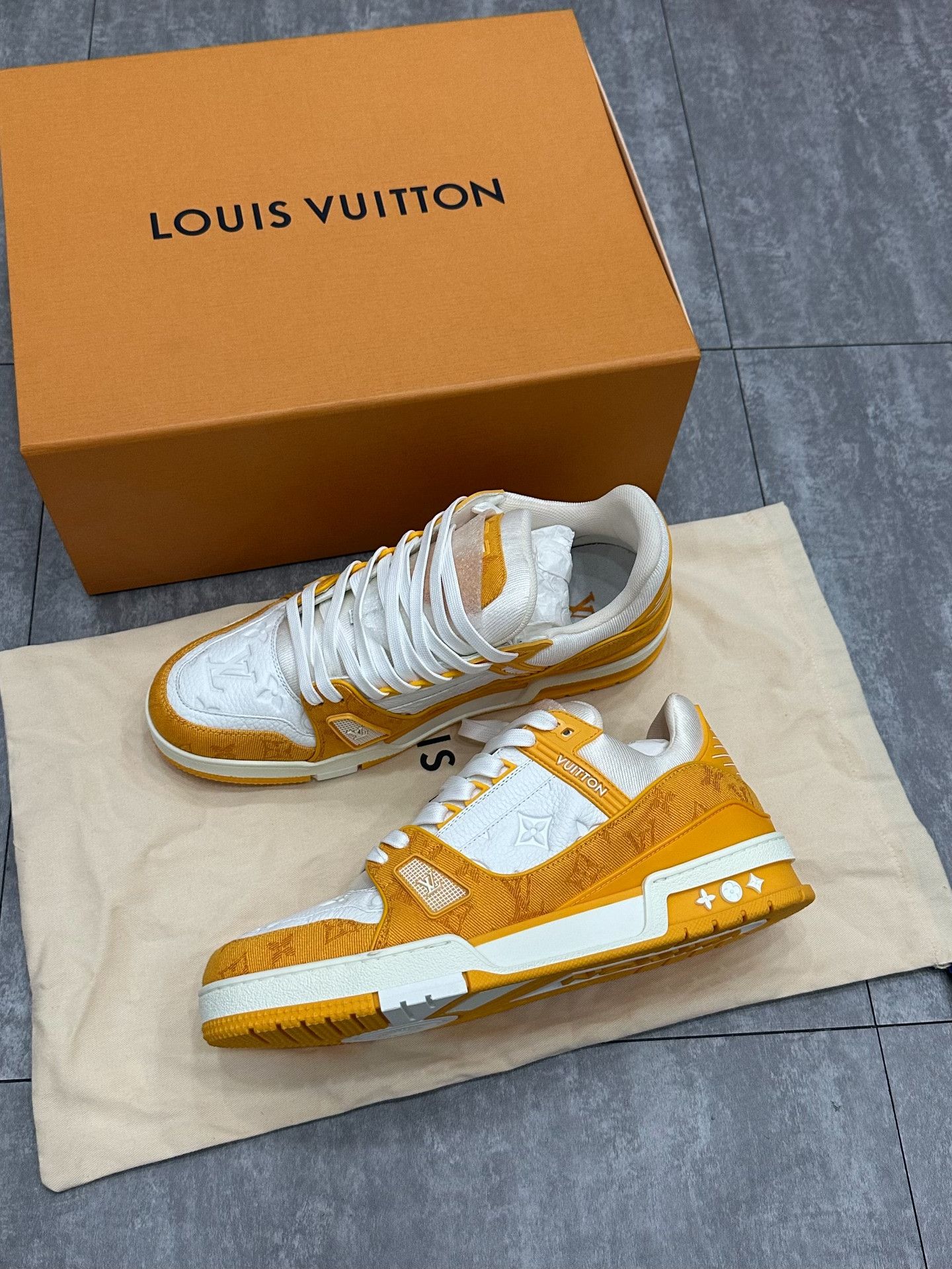 Louis Vuitton Louis Vuitton Training Lowtop Sneakers 10 Men Size US 10 / EU 43 - 1 Thumbnail