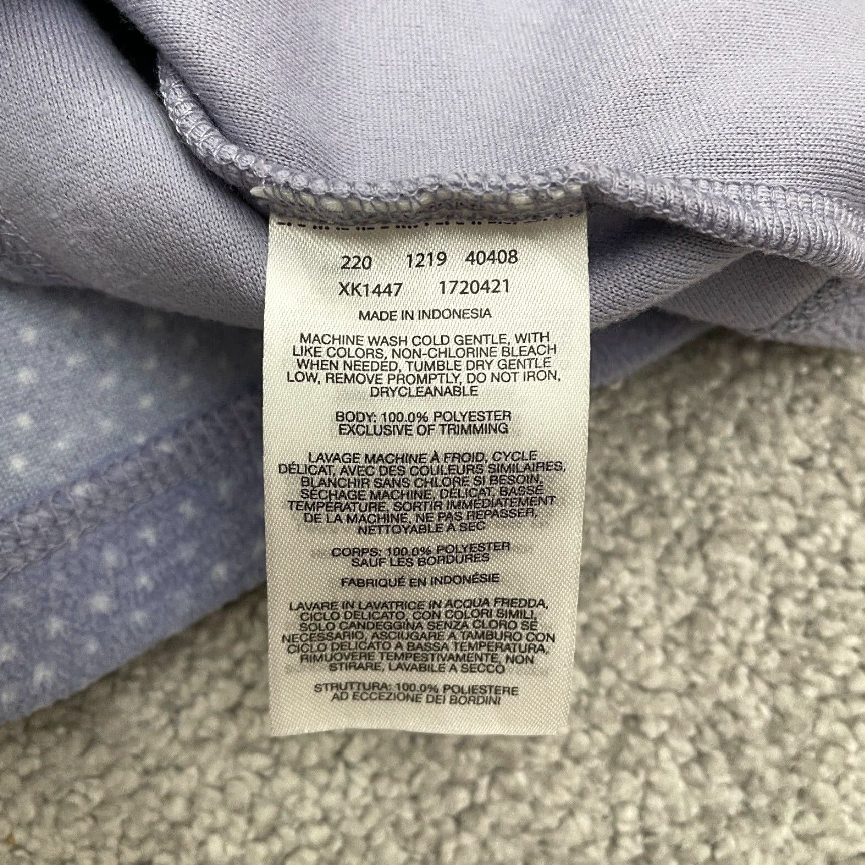 Vintage Columbia Lightweight Fleece Jacket Womens XS Purple Lavender 1/4 Zip Raglan Hike Shirt Size XS / US 0-2 / IT 36-38 - 6 Thumbnail
