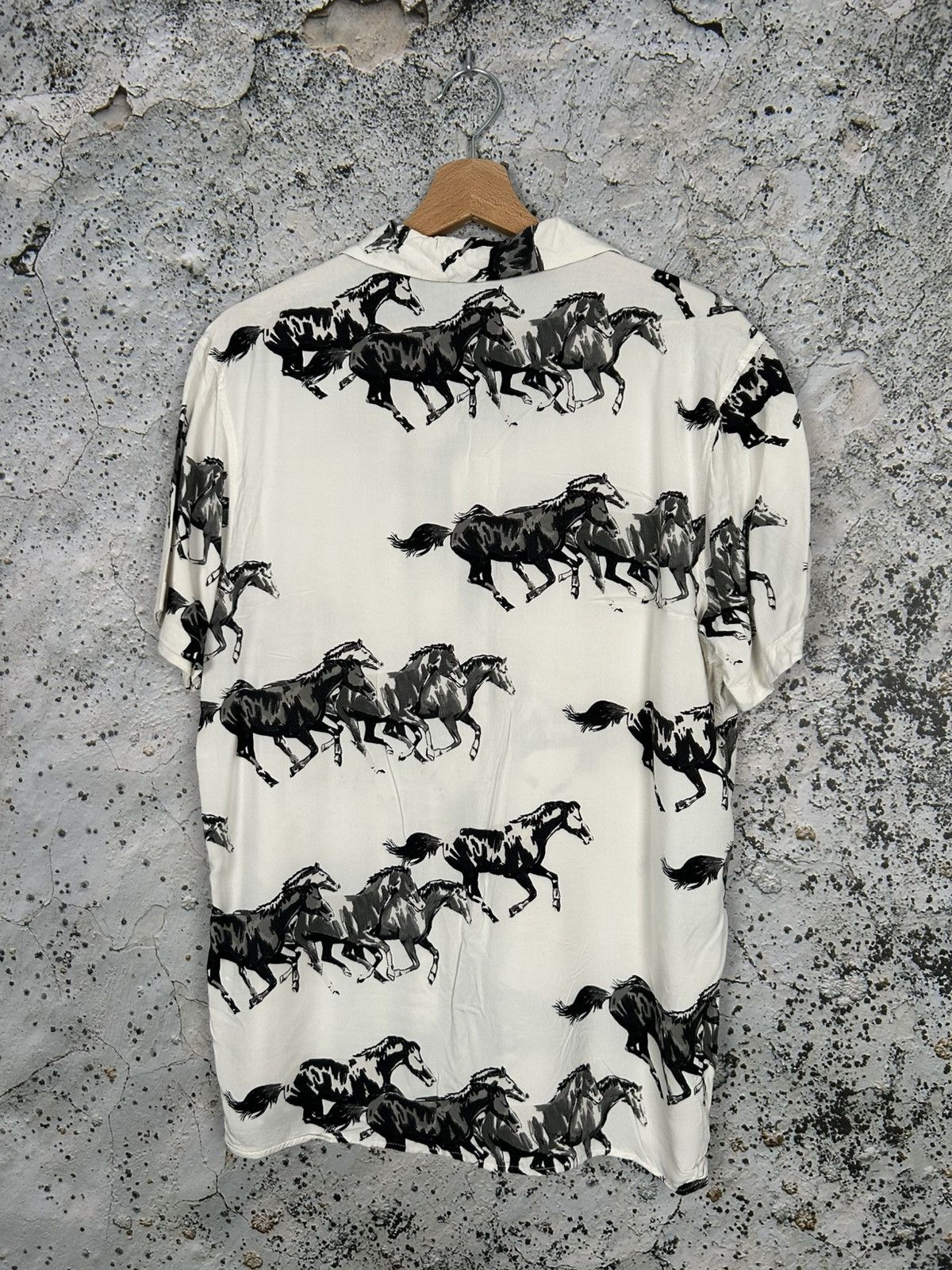 Zara Zara Horses Shirt Avant Garde Hawaiian Summer Alternative Size US M / EU 48-50 / 2 - 5 Thumbnail