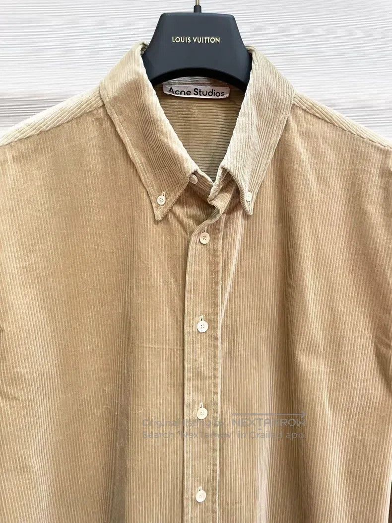 Acne Studios Acne Studios Corduroy Long Sleeve Shirt Size US M / EU 48-50 / 2 - 2 Thumbnail