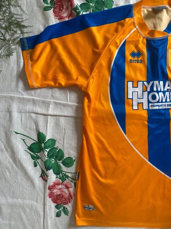 Errea Mansfield Town Errea 2010-11 Home Shirt Vintage Soccer XL Size US XL / EU 56 / 4 - 2 Thumbnail