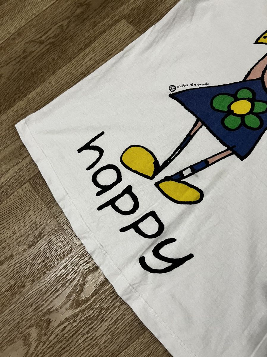 Vintage Vintage Bang On The Door Happy Art Print T shirt Tee Size US XL / EU 56 / 4 - 3 Thumbnail