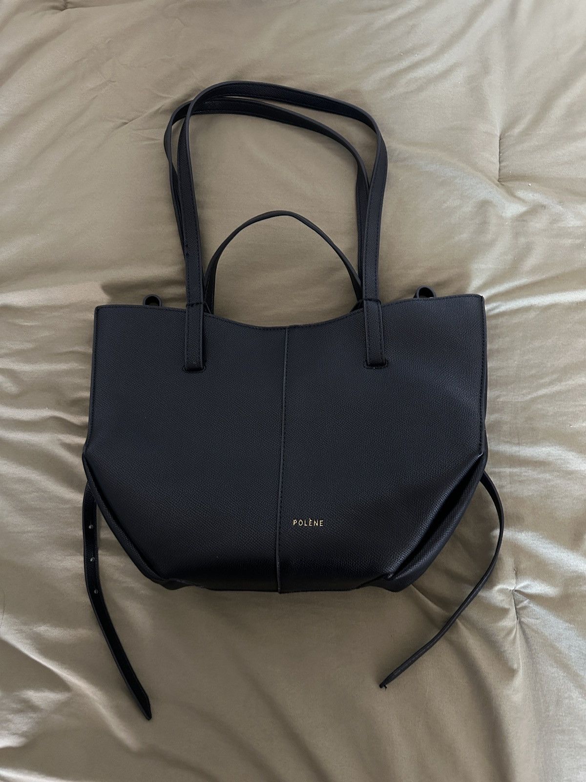 Polene POLÈNE Cyme Mini Black 👜 Size ONE SIZE - 3 Thumbnail