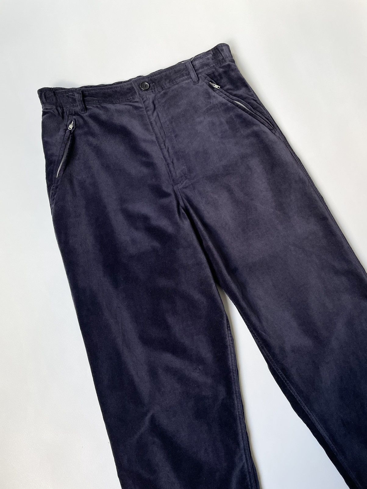 Comme des Garcons Blue Velvet Utility Trousers Size US 34 / EU 50 - 5 Thumbnail