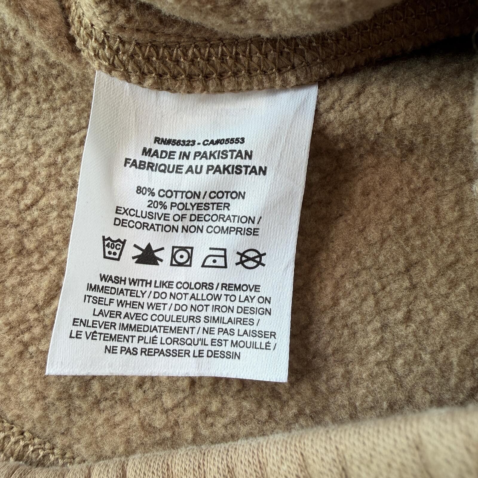 Nike Nike Brown Fleece Jogger Sweatpants Small Tan Swoosh Pants Size US 30 / EU 46 - 7 Thumbnail