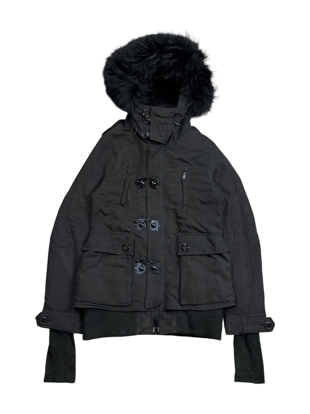 Tornado Mart 2000s SLY - Vkei Style Fur Hoodie Jacket Size US M / EU 48-50 / 2 - 1 Thumbnail