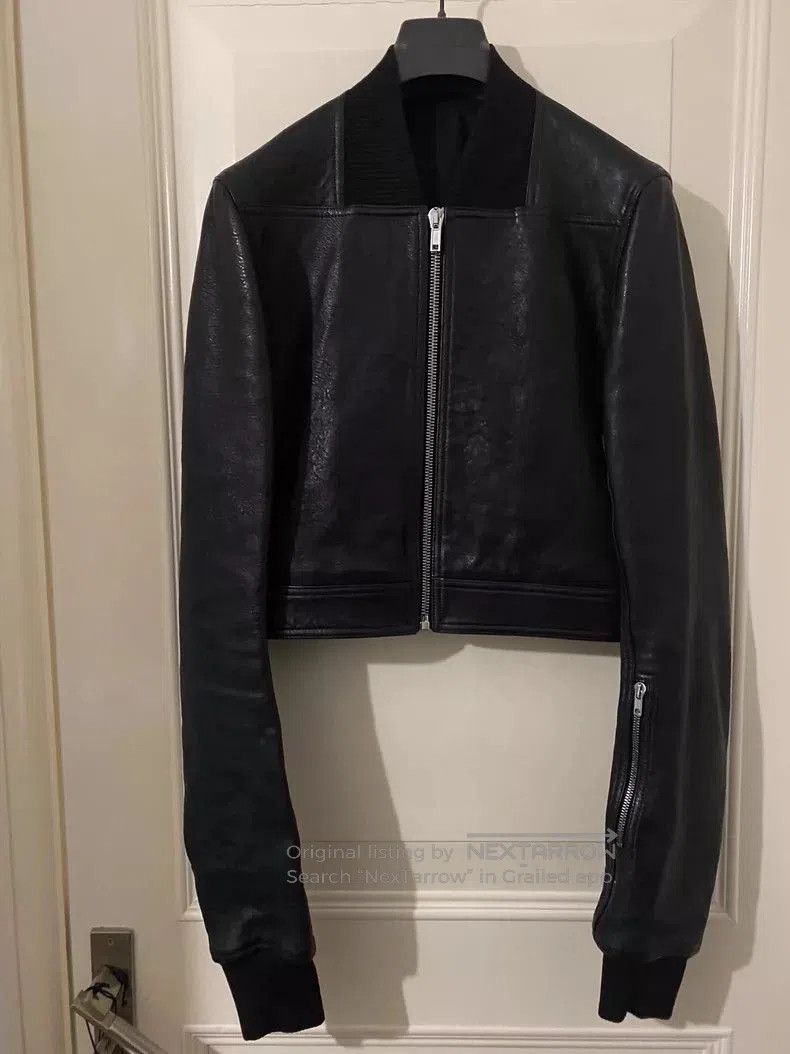 Rick Owens Rick Owens Short Flight Jacket. Size US L / EU 52-54 / 3 - 1 Thumbnail