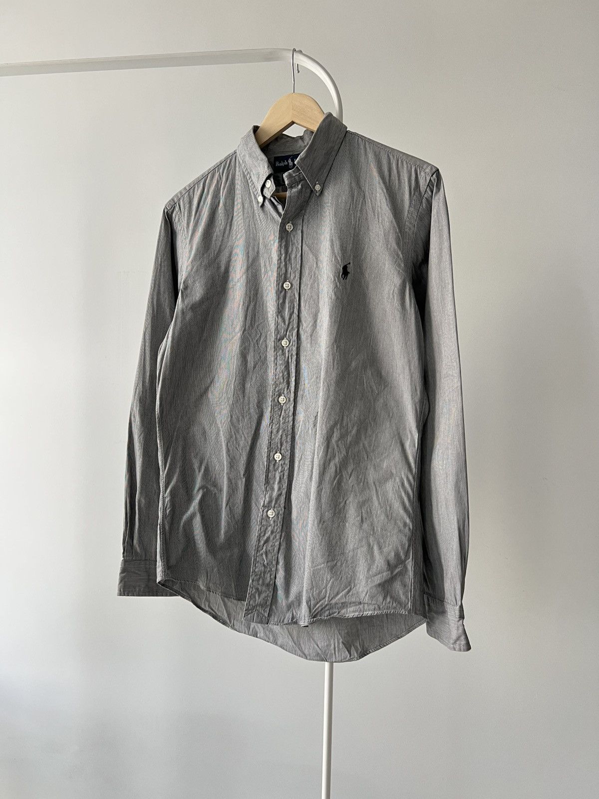 Polo Ralph Lauren Polo Ralph Lauren Shirt Mens Button Gray Size US M / EU 48-50 / 2 - 7 Thumbnail