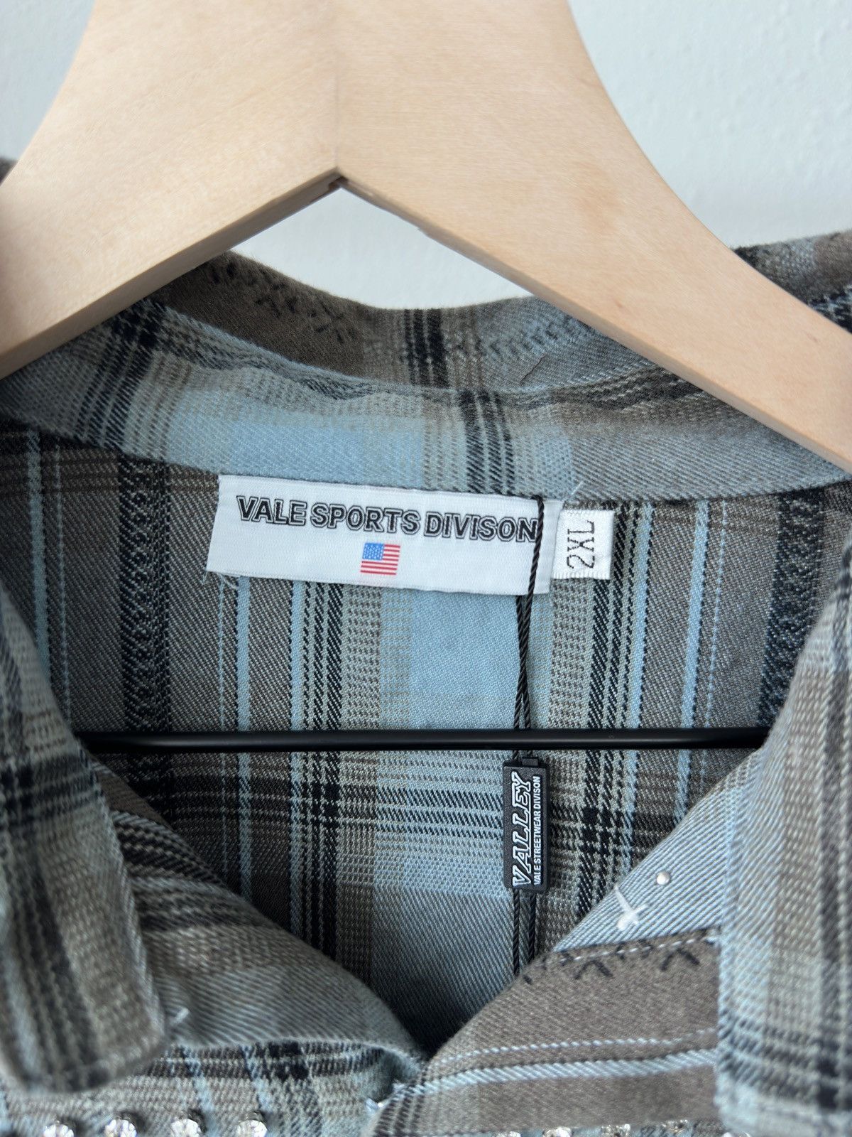 Vale Vale Ocean Flannel Rhinestone Turquoise Size US XXL / EU 58 / 5 - 5 Thumbnail