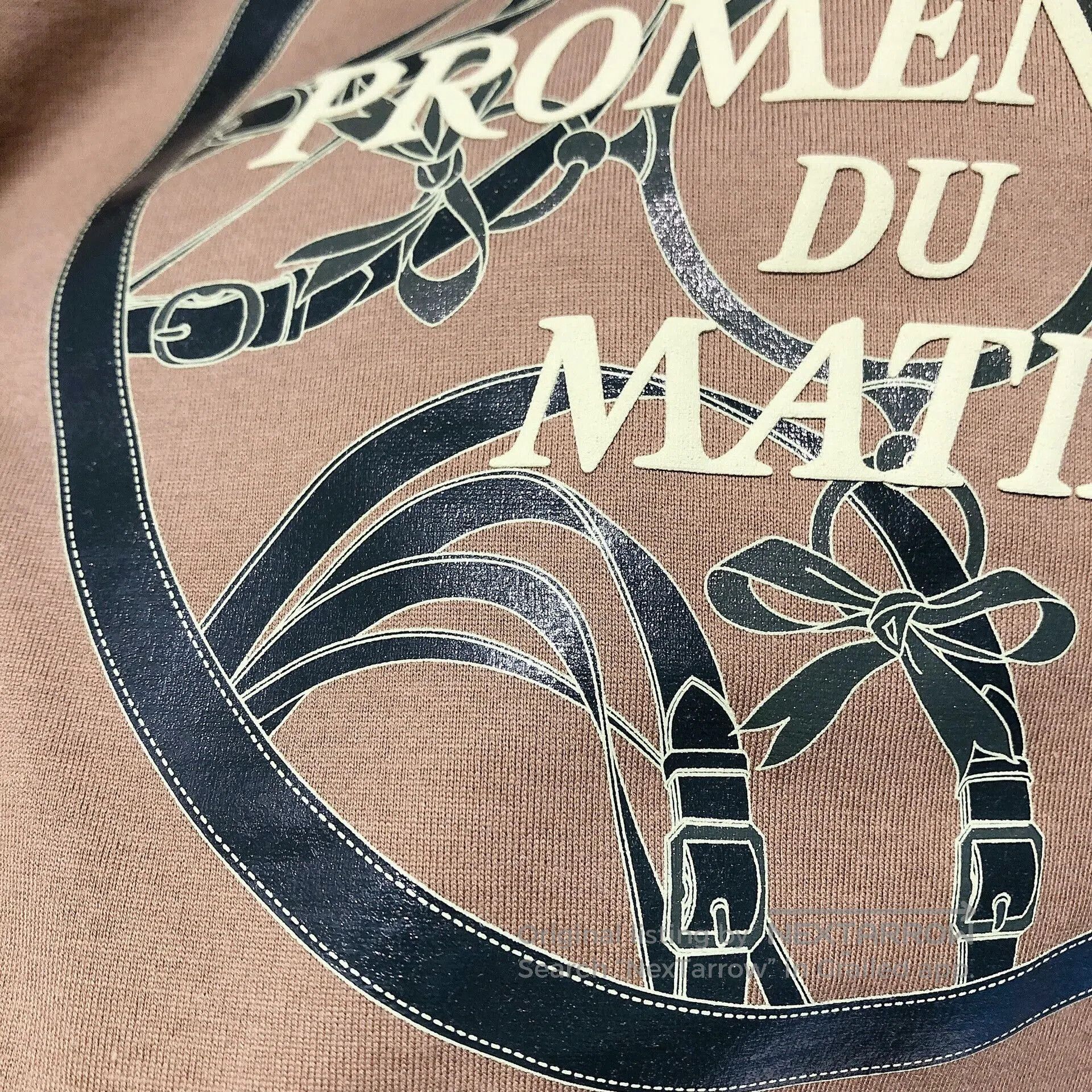 Hermes HERMES Round Neck Stamp Print T-Shirt. Size US XS / EU 42 / 0 - 7 Thumbnail