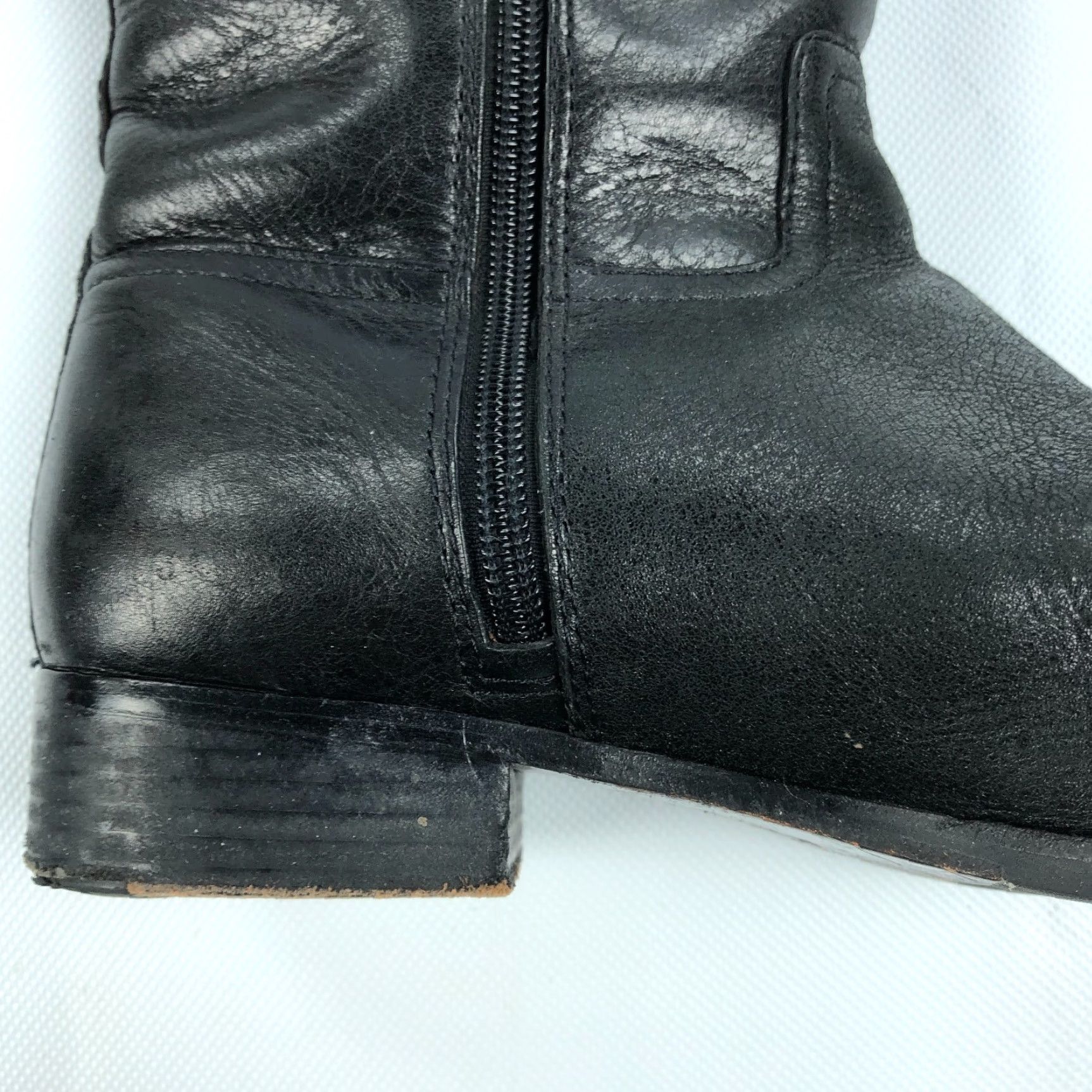 Tory Burch VINTAGE Tory Burch Kiernan Riding Boots Womens 7.5 Zip Tall Black Leather Riding Boot Womens 7.5 Black Size US 8 / IT 38 - 7 Thumbnail
