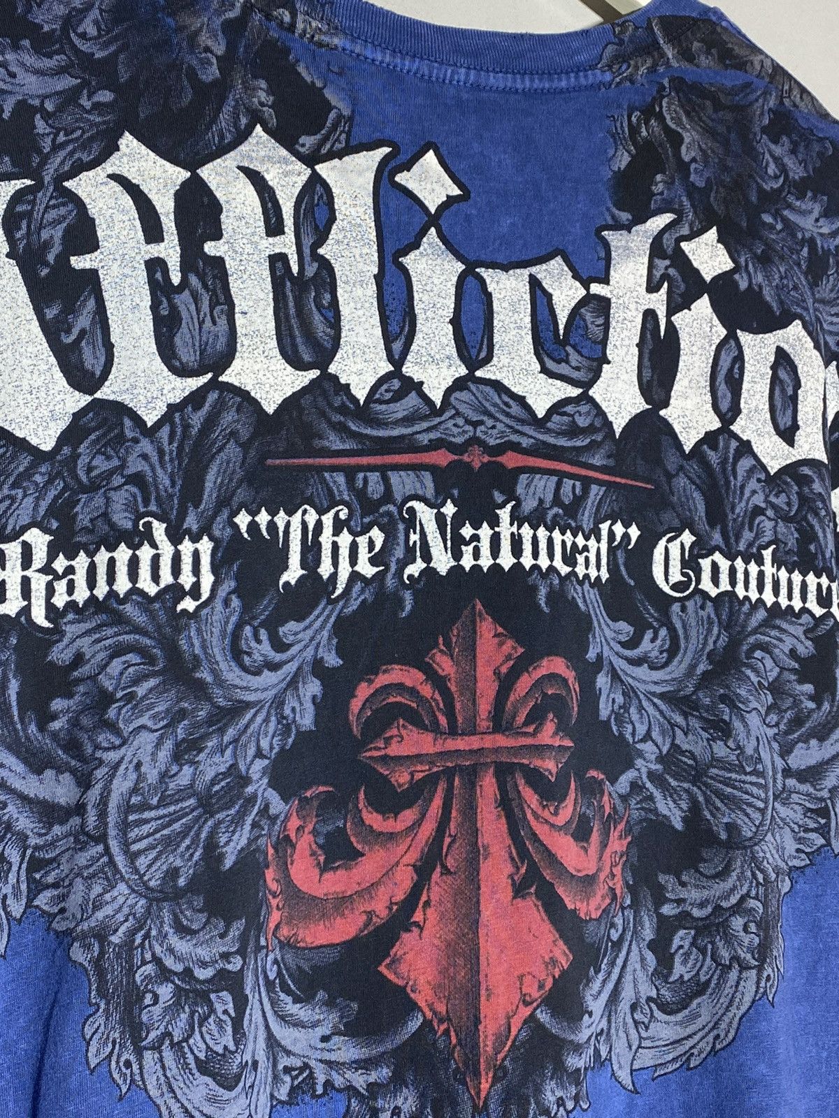 Affliction 🔥 AFFLICTION USA FLAG TEE METAL CROSS TATTOO STYLE 00s Size US XL / EU 56 / 4 - 14 Thumbnail