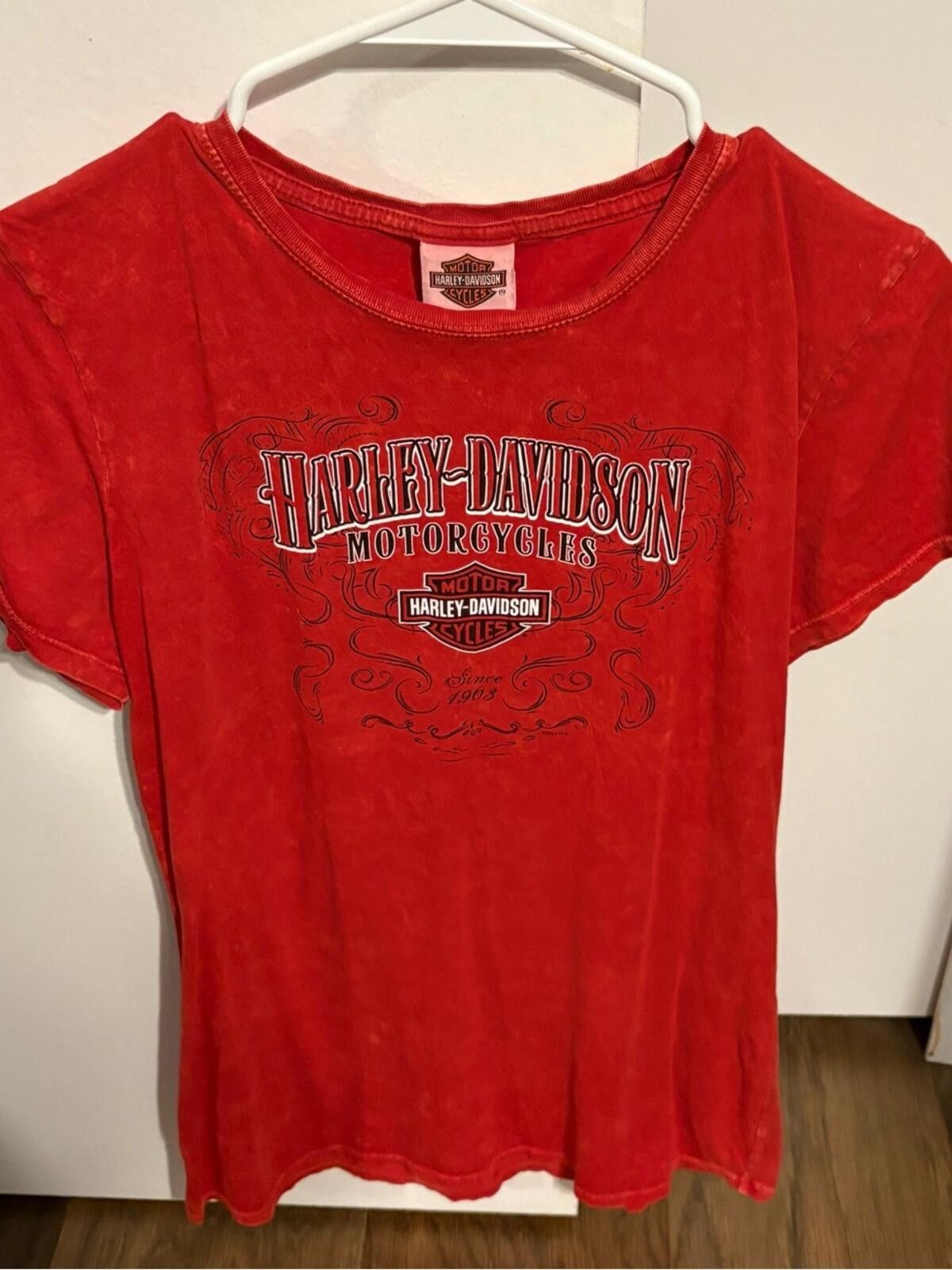 Harley Davidson Harley-Davidson Pigeon Forge TN Women’s Red Graphic Tee Size L / US 10 / IT 46 - 1 Thumbnail