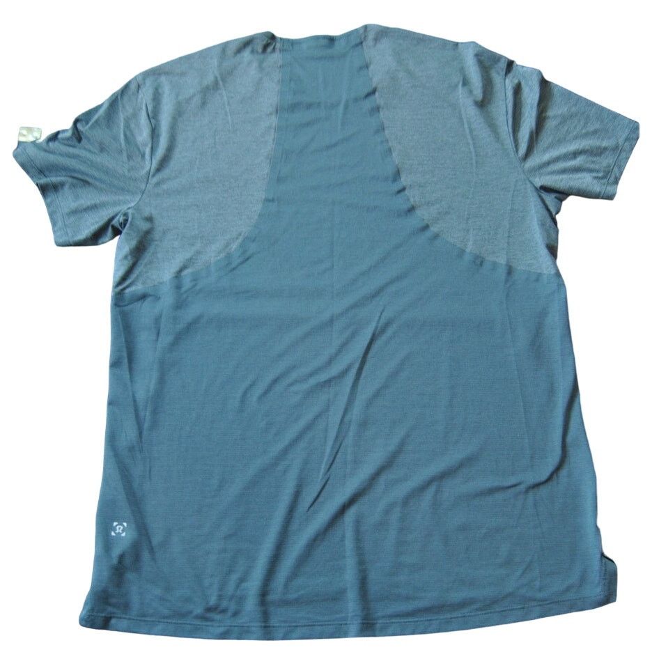 Lululemon Lululemon Gray & Black Two-tone Short Sleeve Shirt Size US M / EU 48-50 / 2 - 2 Thumbnail