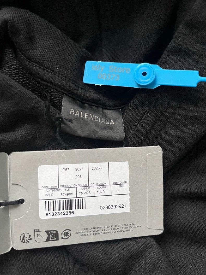 Balenciaga Balenciaga black balenciaga logo graphic long sleeve hoodi Size US M / EU 48-50 / 2 - 4 Thumbnail