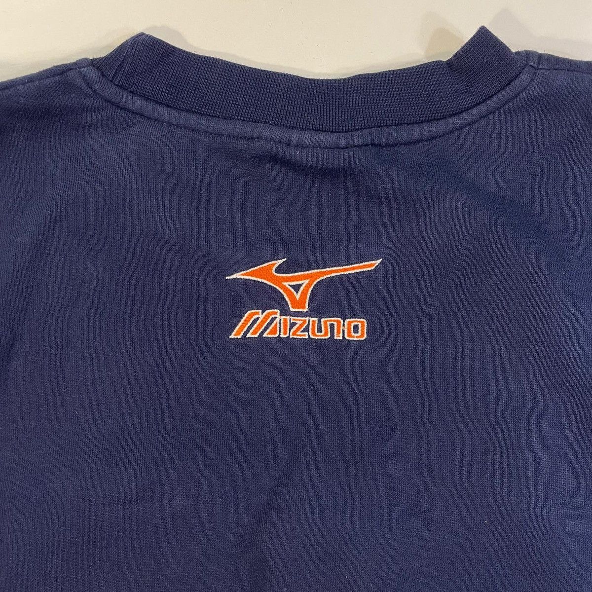 Mizuno Navy and orange Mizuno crewneck sweatshirt Crewneck vintage Size US M / EU 48-50 / 2 - 3 Thumbnail