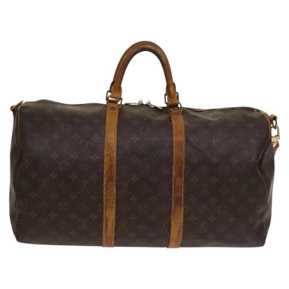 Louis Vuitton LOUIS VUITTON Monogram Keepall Bandouliere 50 Boston Bag Size ONE SIZE - 3 Thumbnail