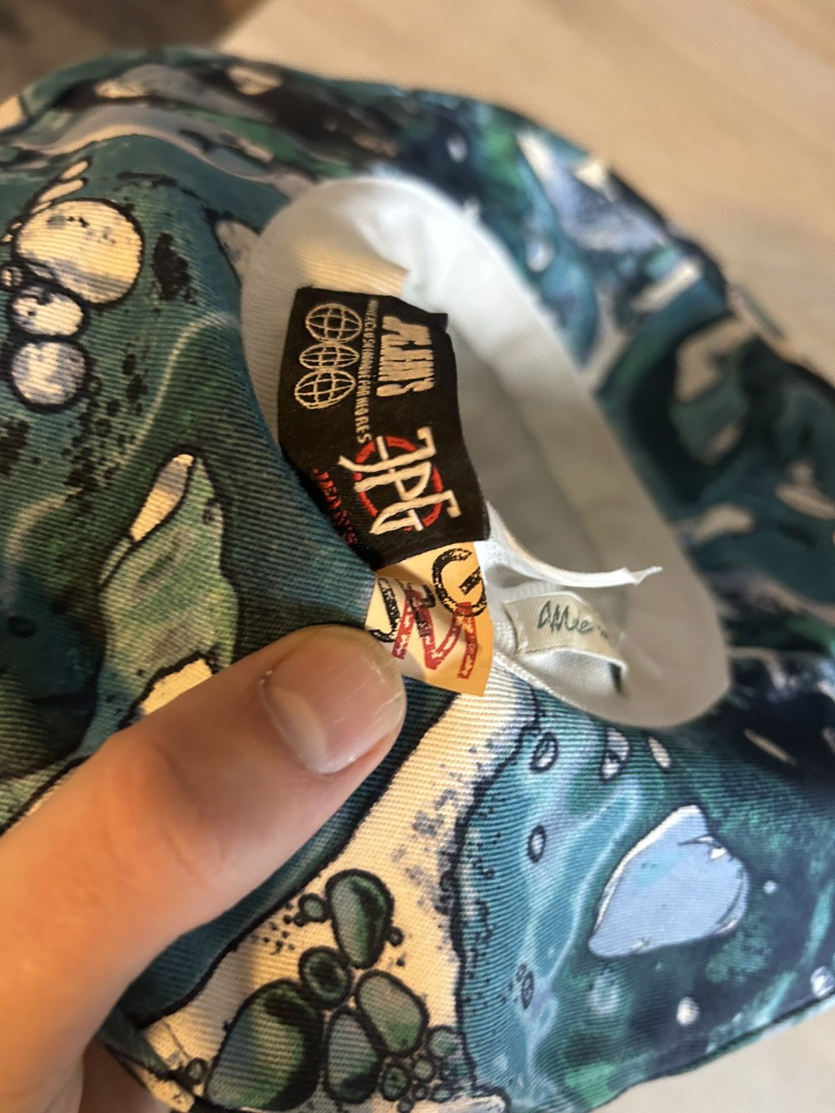 Jean Paul Gaultier Jean Paul Gaultier Marbled Bacteria Print Bucket Hat Size ONE SIZE - 6 Thumbnail