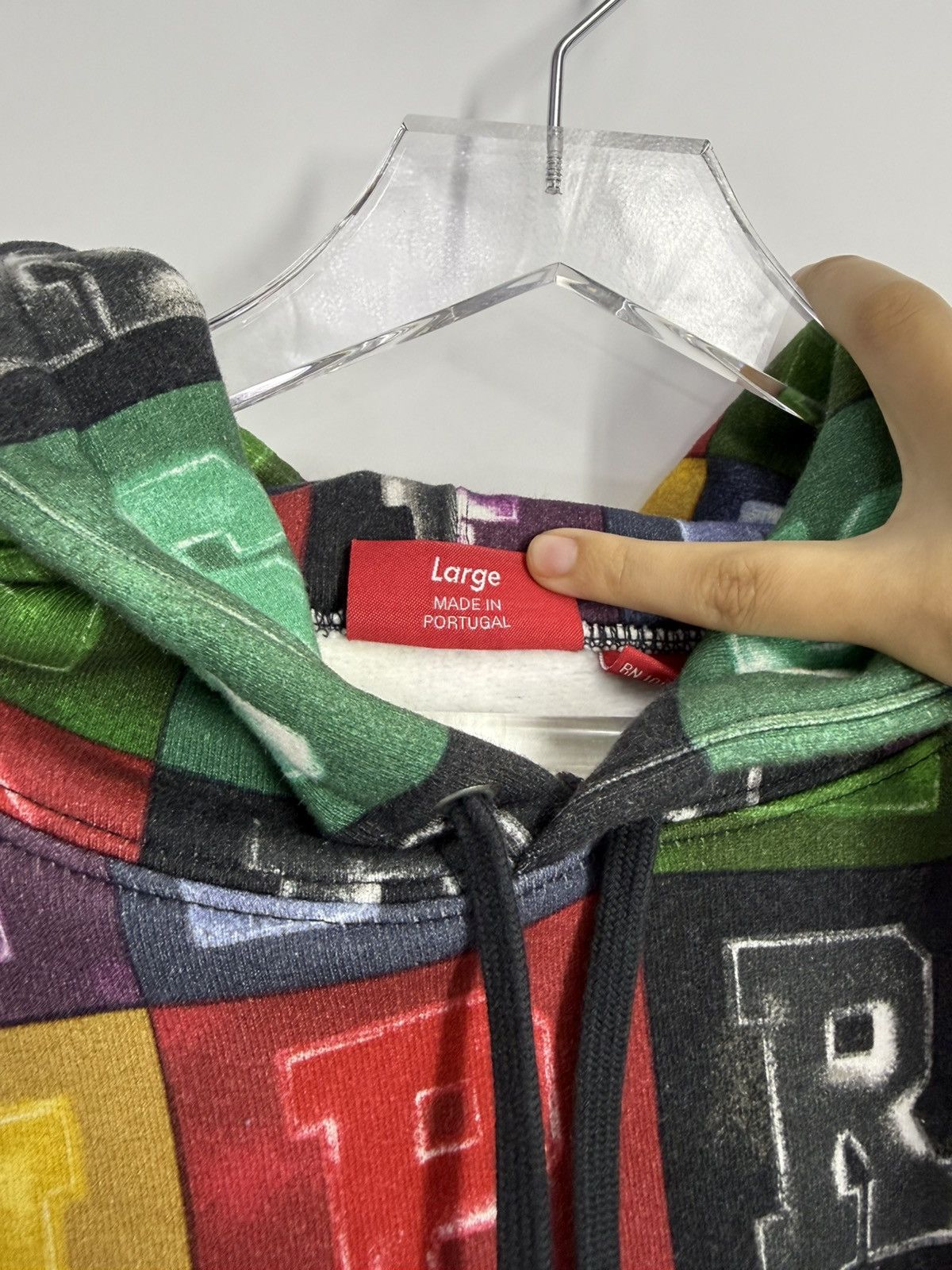 Supreme Supreme Blocks Hooded Sweatshirt – Multicolor – FW20 Size US L / EU 52-54 / 3 - 3 Thumbnail