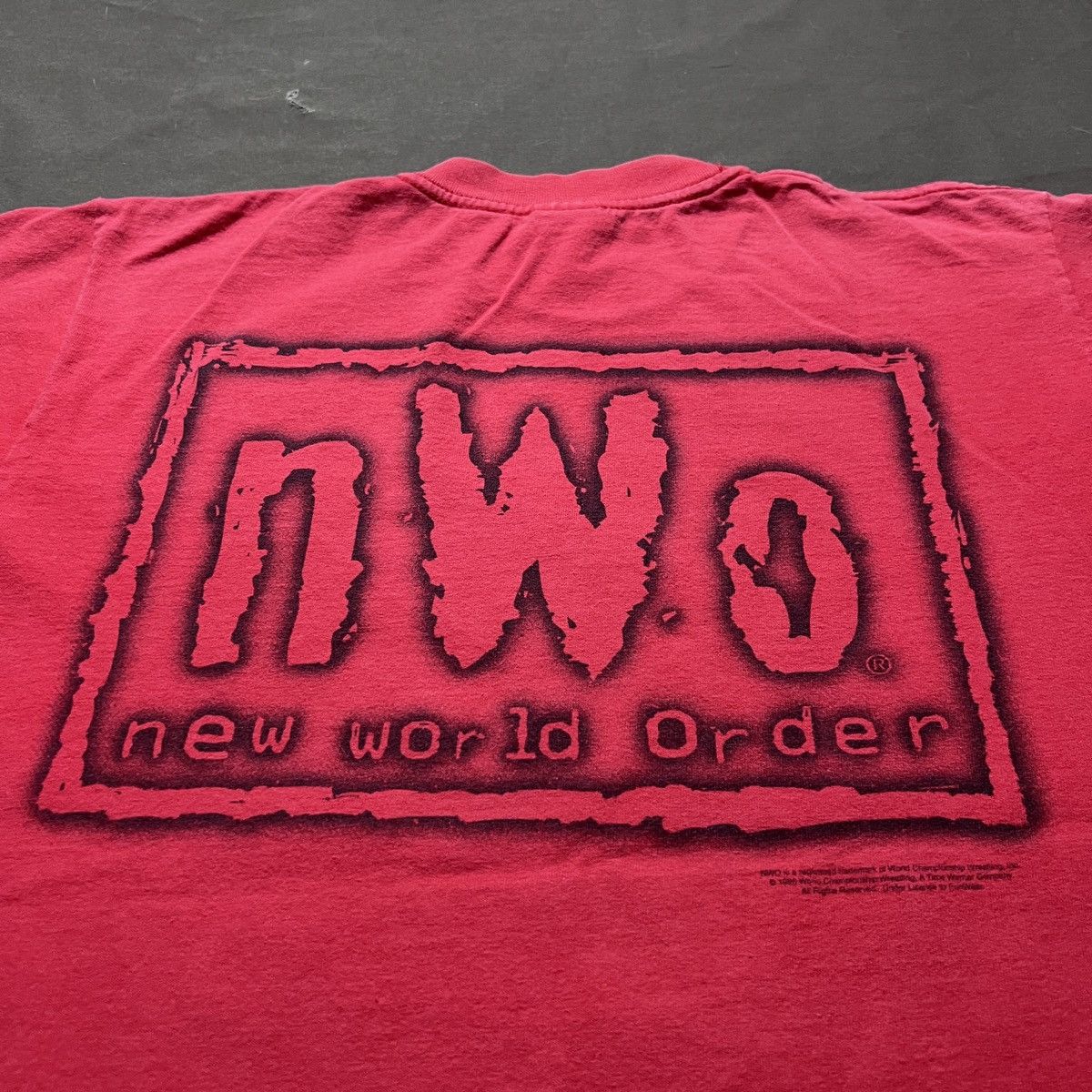 WWE Vintage 90s WCW NWO KEVIN NASH Wrestling Graphic Tee Size US S / EU 44-46 / 1 - 9 Thumbnail