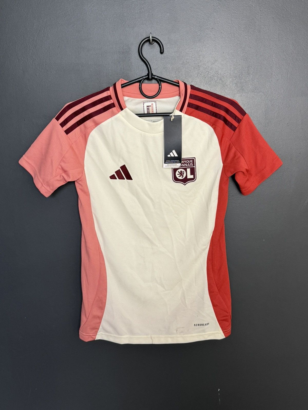 Adidas New Olympique Lyon 24/25 Third Football Jersey T-Shirt Size XXS / US 00 / IT 34 - 1 Thumbnail