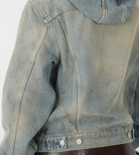 Acne Studios BNWT AW25 ACNE STUDIOS HOODED DENIM JACKET XS Size US XS / EU 42 / 0 - 12 Thumbnail