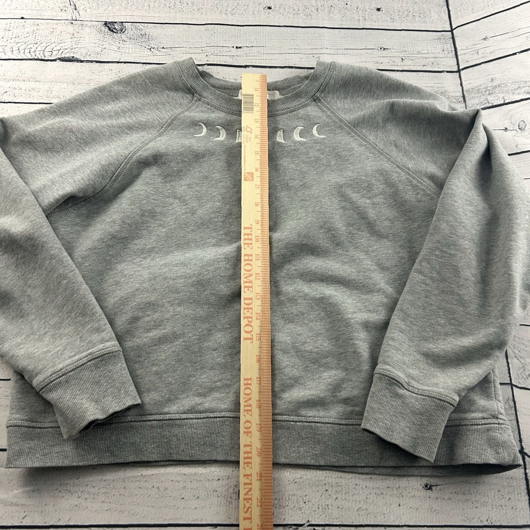 Spiritual Gangster Spiritual Gangster Moon Pullover Crewneck Sweatshirt Women's M Gray Moon Pullover Sweatshirt Womens M Gray Spirits? Size M / US 6-8 / IT 42-44 - 2 Thumbnail