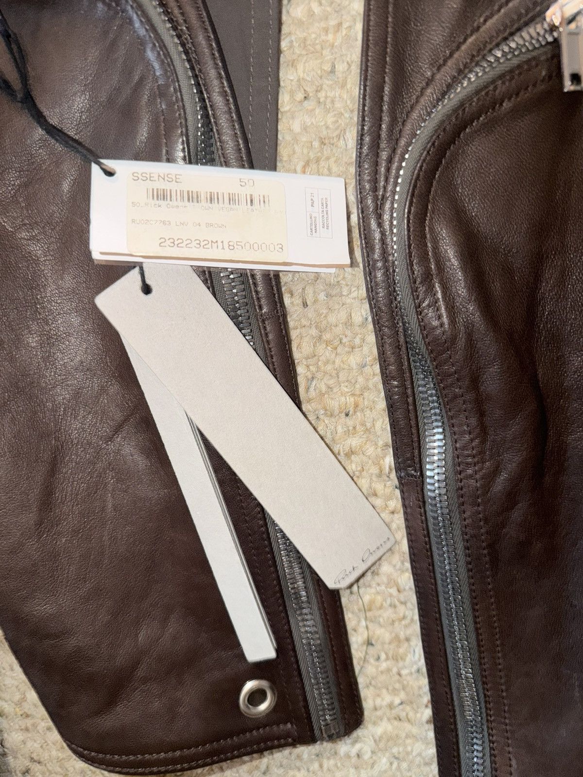 Rick Owens Rick Owens Brown Bauhaus Vest Size 50 Size US M / EU 48-50 / 2 - 2 Thumbnail