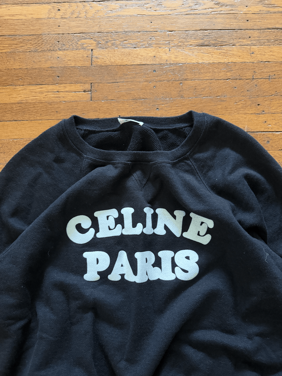 Celine Celine Logo Patched Sweatshirt Size US L / EU 52-54 / 3 - 2 Thumbnail