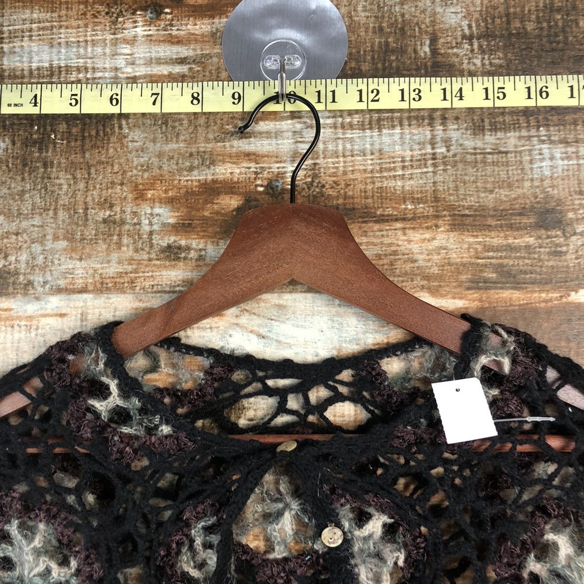 Seditionaries DL Wonder Land crochet meshnet Black Knitwear #C747 Size S / US 4 / IT 40 - 4 Thumbnail