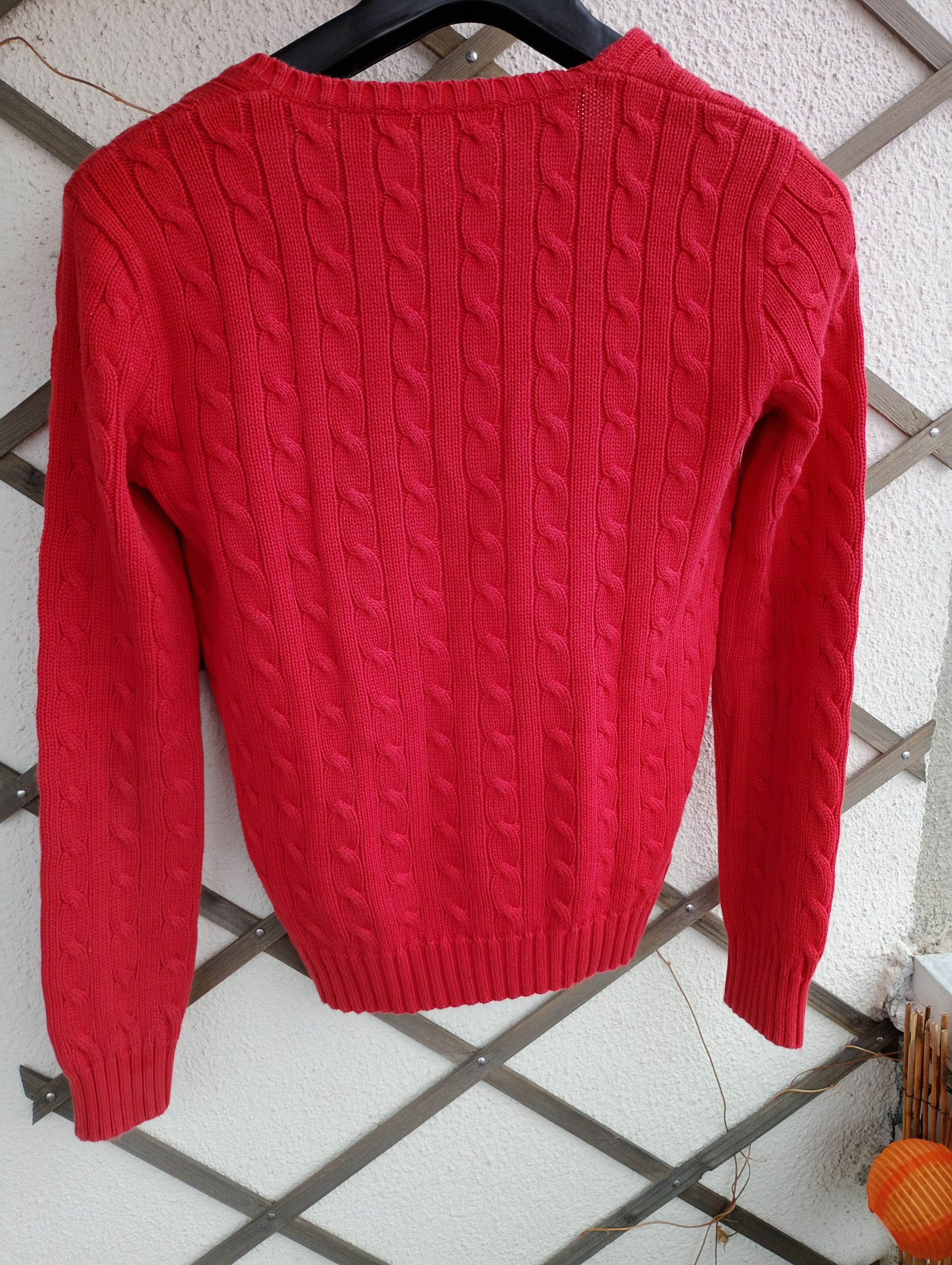 Ralph Lauren Sport Ralph Lauren Sport V-neck Cable Knit Jumper Sweater Size M / US 6-8 / IT 42-44 - 8 Thumbnail