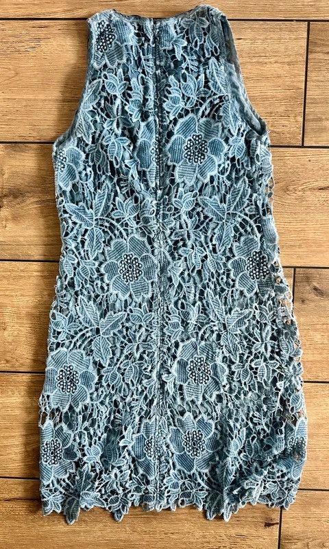 Escada Escada 36 blue lace dress Size S / US 4 / IT 40 - 2 Thumbnail